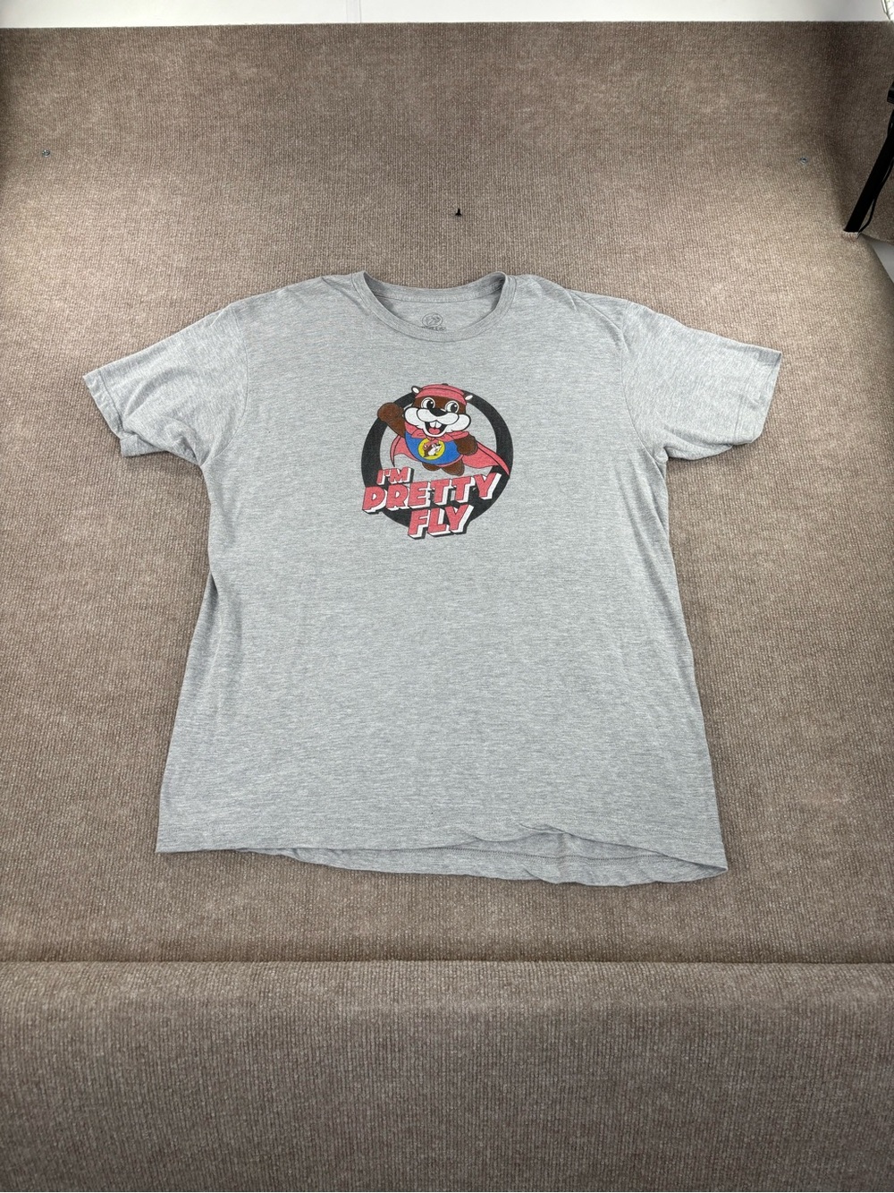 Buc-ee's T-Shirt Mens XL Gray Graphic Tee I’m Pretty Fly
